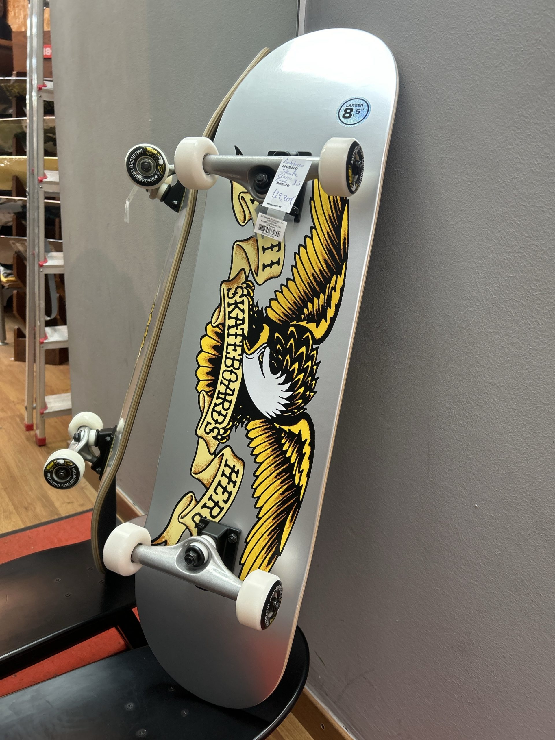 Creature Logo Sk8 - Skateboard Completo - Tavola In Betulla 7 Strati - Ruote 83a/95a - Per Principianti E Non