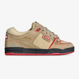 Globe Fusion Zapatillas Khaki Red