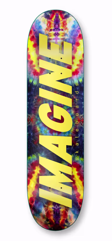 Imagine tabla 8' TIE DYE YELLOW