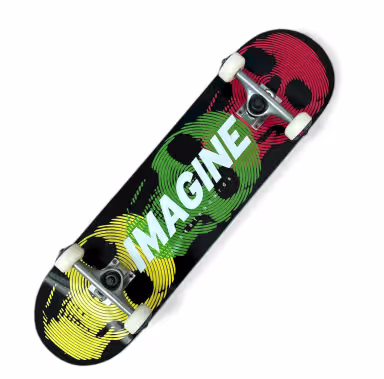 Imagine Skate Completo 8' Embossed rasta