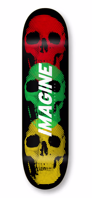 Imagine tabla 8'25 Embossed rasta
